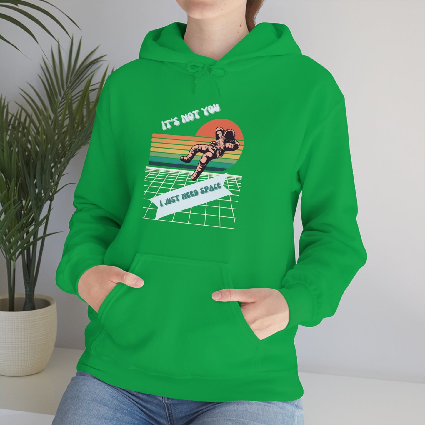 I NEED SPACE- Unisex Heavy Blend Hooded Sweatshirt (VARIETY OF COLORS)