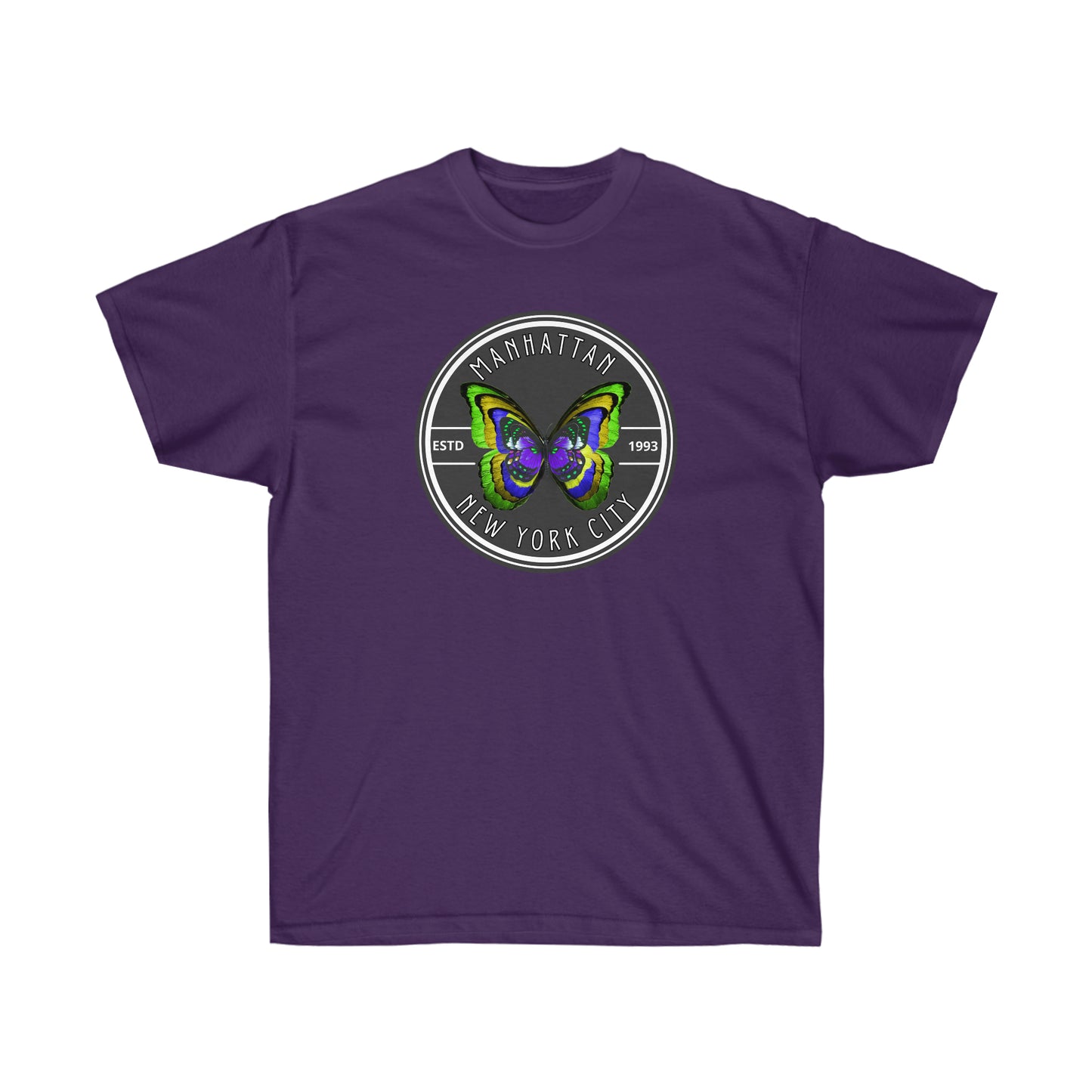MANHATTAN NYC- T Shirt (VARIETY OF COLORS) “New York City Shirt Full of Rizz, Skyline & Subway Vibes”