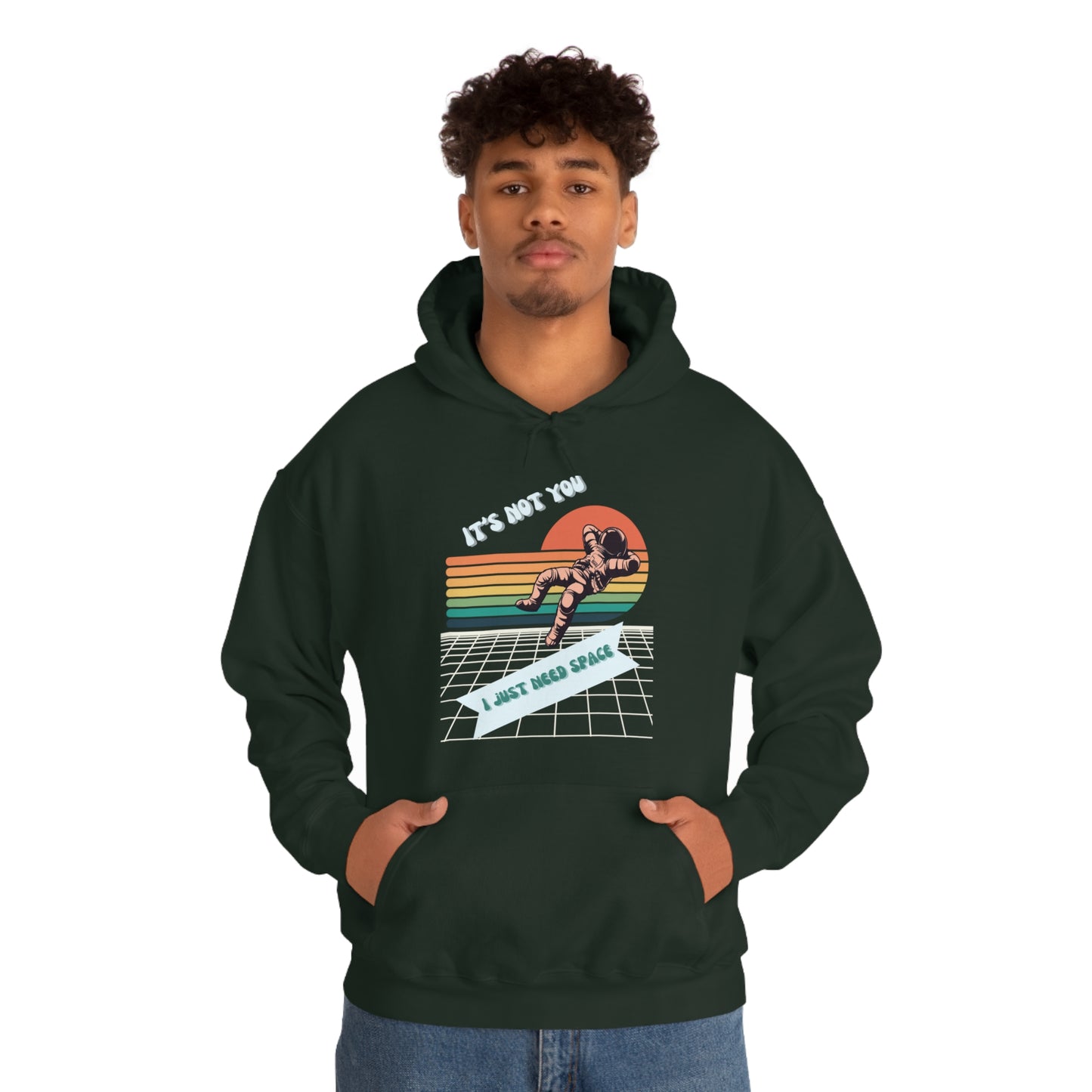 I NEED SPACE- Unisex Heavy Blend Hooded Sweatshirt (VARIETY OF COLORS)