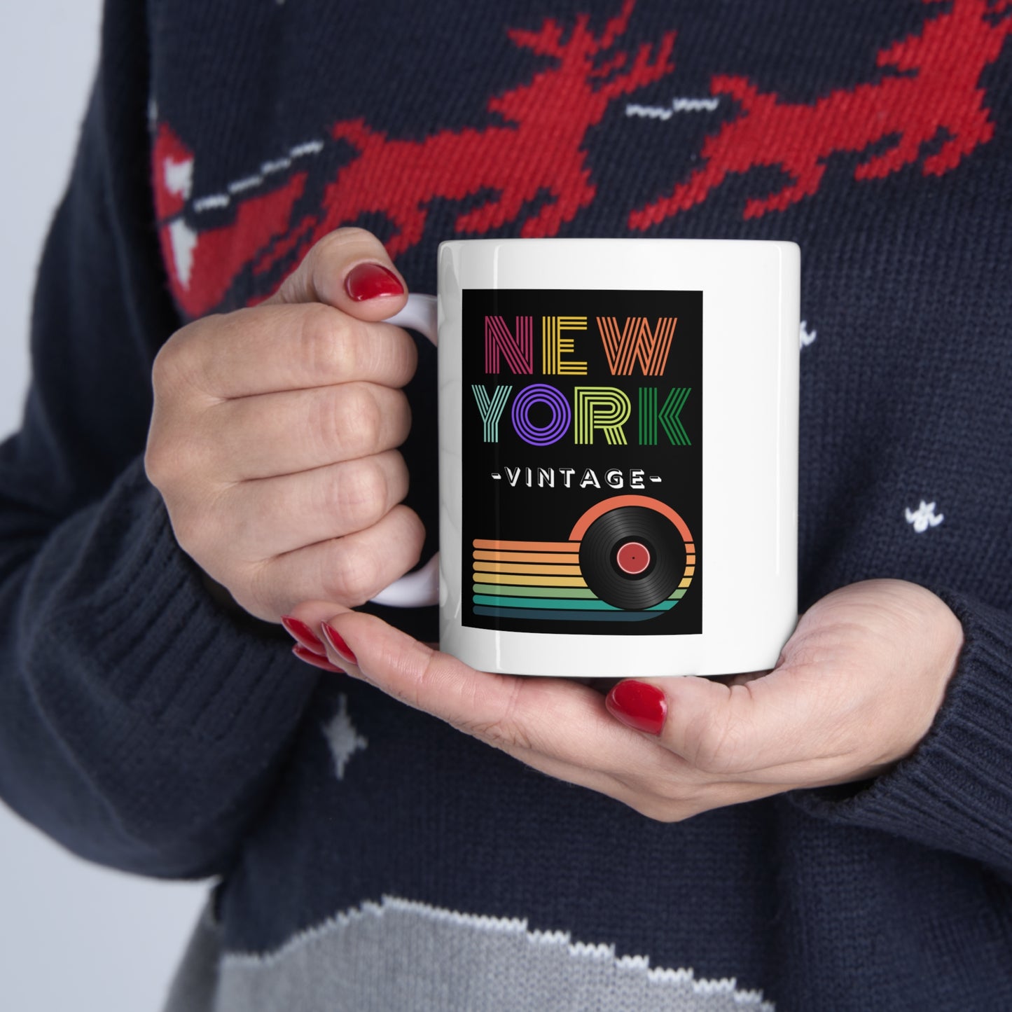 NEW YORK VINTAGE- Ceramic Mug 11oz