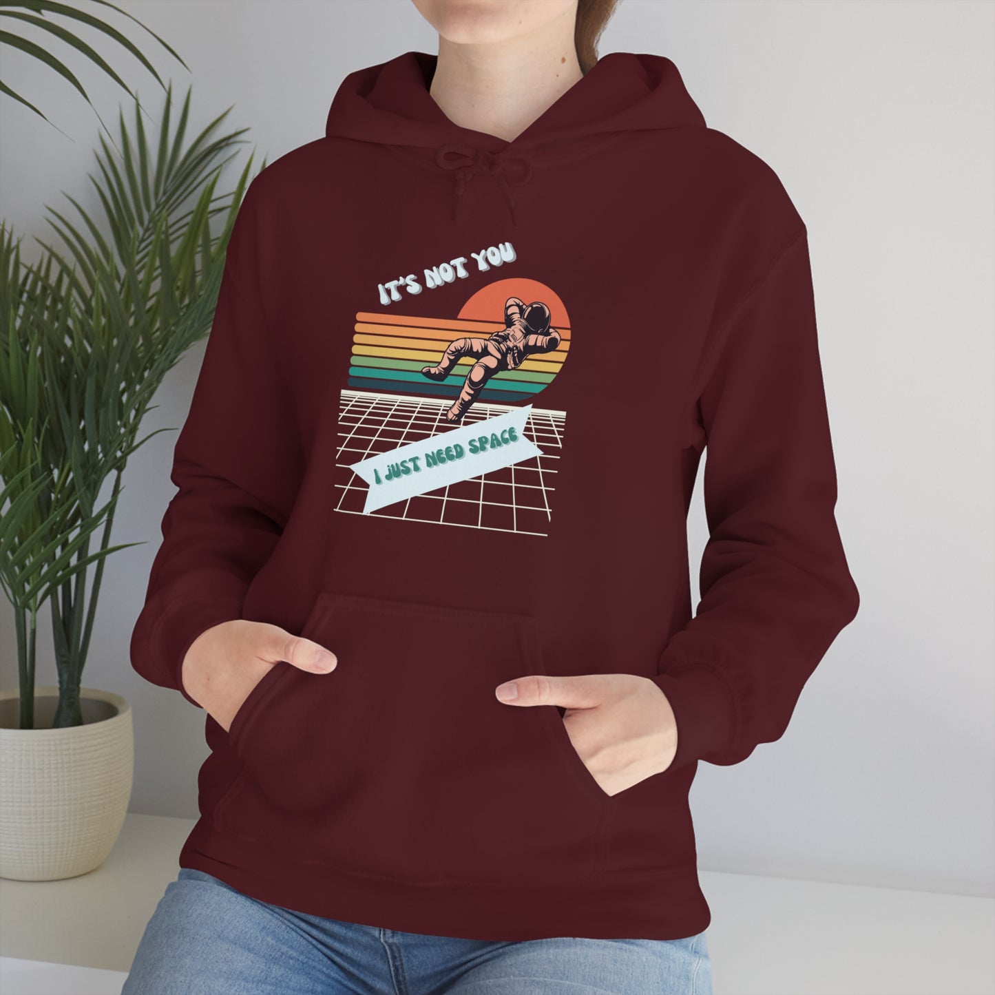 I NEED SPACE- Unisex Heavy Blend Hooded Sweatshirt (VARIETY OF COLORS)