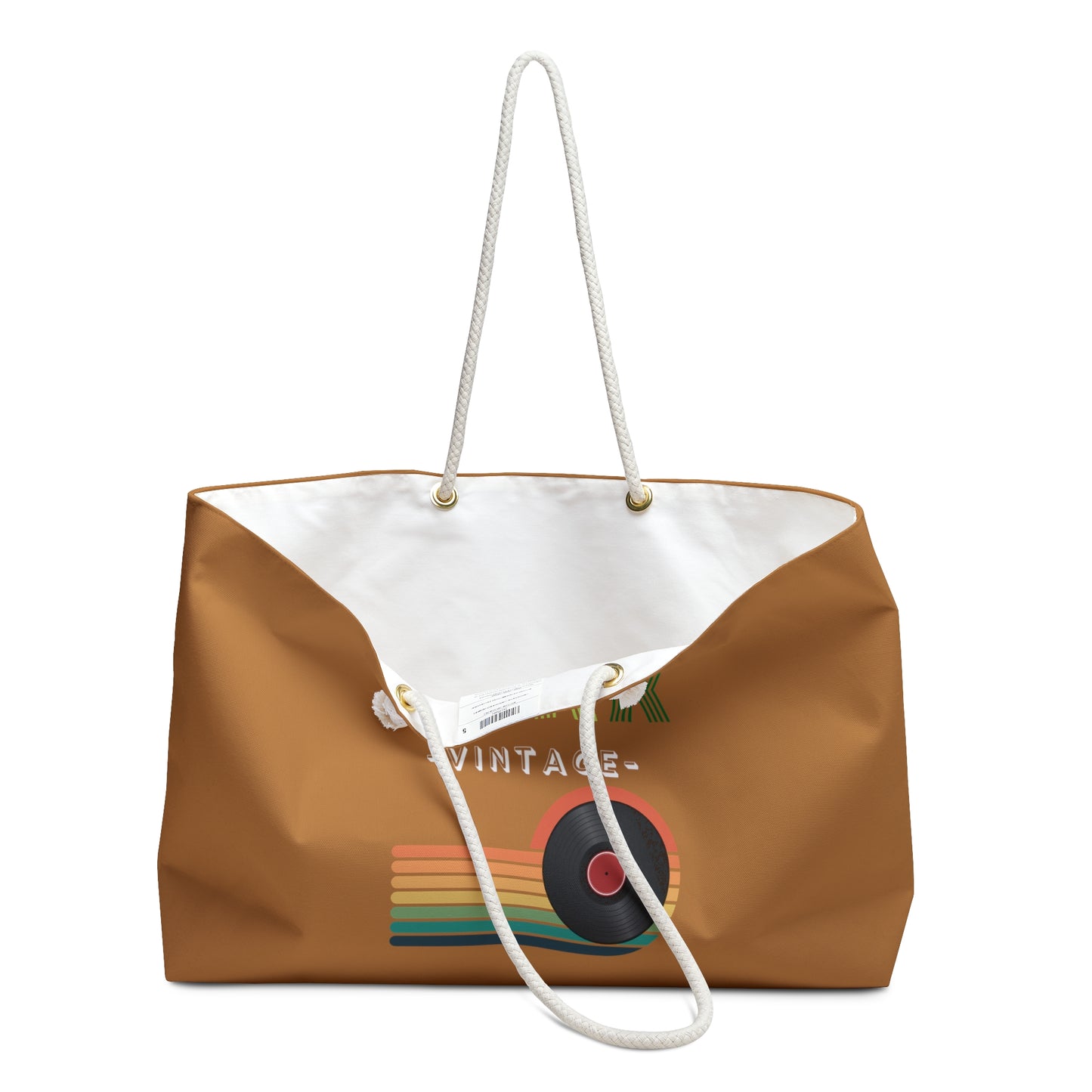 NEW YORK VINTAGE- Weekender Bag (LIGHT BROWN)-Our Top Rated Fashion Essential"