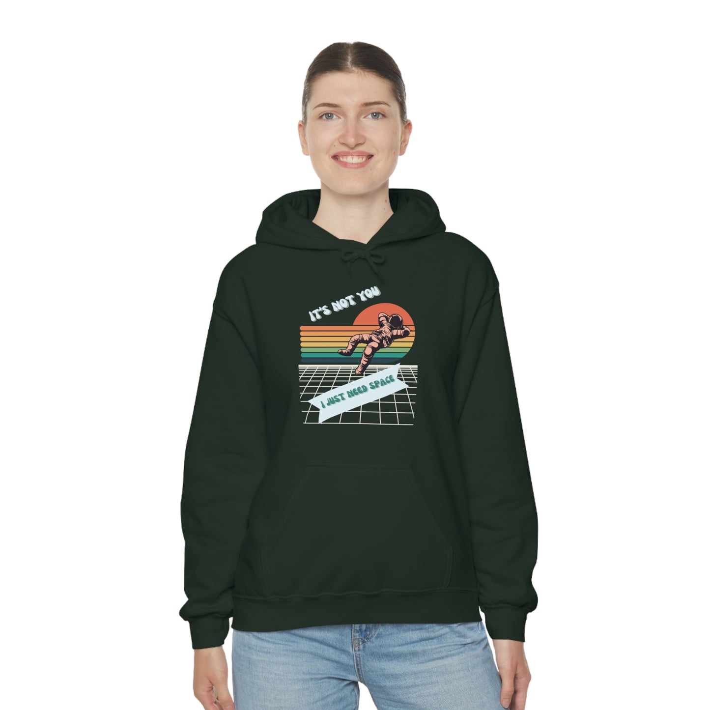 I NEED SPACE- Unisex Heavy Blend Hooded Sweatshirt (VARIETY OF COLORS)
