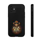 King of Bad Decisions-Tough Phone Cases - Fits Most Phone Sizes!! (BLACK)