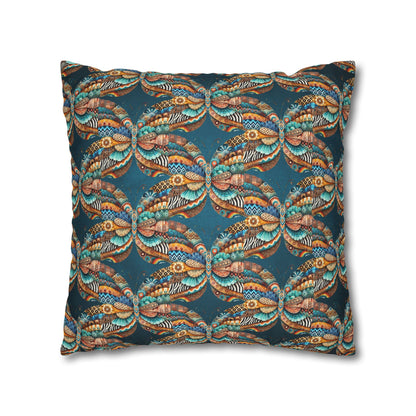 ABSTRACT COLLAGE-Bohemian Design Square Pillowcase (COVER ONLY) - "Boho Home Decor"
