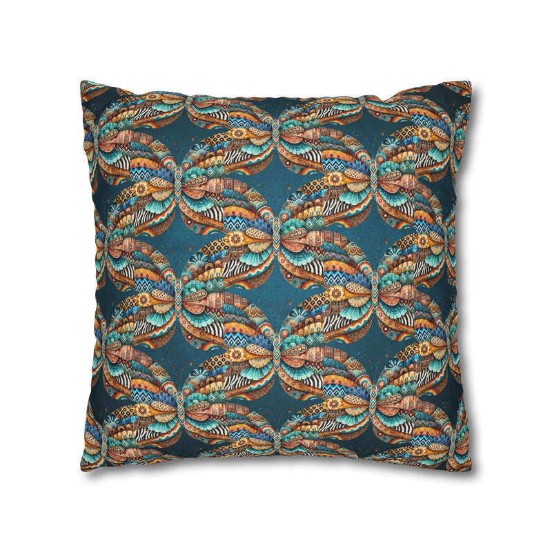 ABSTRACT COLLAGE-Bohemian Design Square Pillowcase (COVER ONLY) - Artistic Home Decor