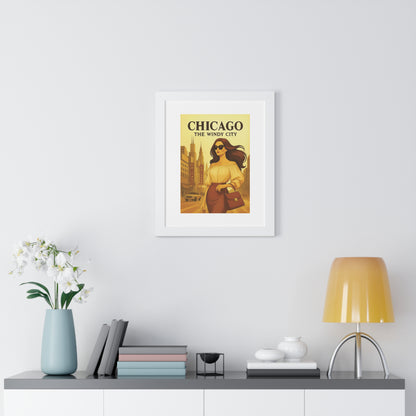 CHICAGO-THE WINDY CITY -“Modern Wall Art With Aesthetic Vibes”