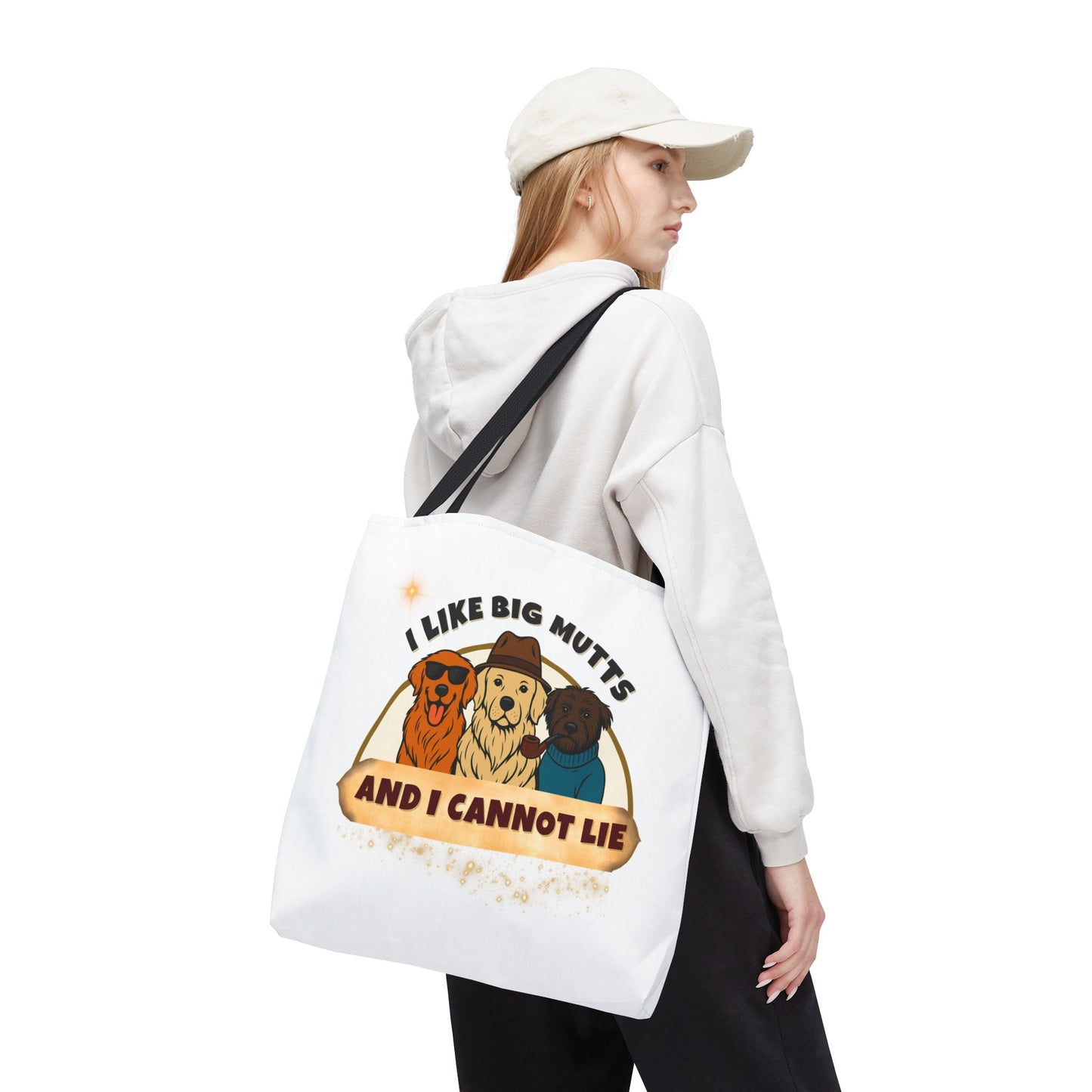 "I LIKE BIG MUTTS AND I CANNOT LIE"- AOP Tote Bag "Stating Your Truth Tote"