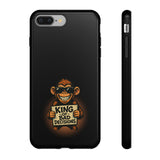 King of Bad Decisions-Tough Phone Cases - Fits Most Phone Sizes!! (BLACK)