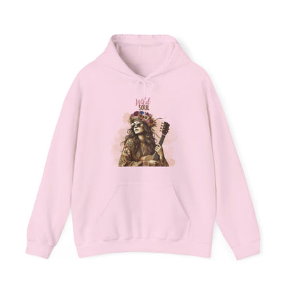 WILD SOUL- Unisex Heavy Blend Hooded Sweatshirt (VARIETY OF COLORS) “Stay Wild Hoodie — Cozy Boho Top Pick Streetwear”