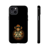 King of Bad Decisions-Tough Phone Cases - Fits Most Phone Sizes!! (BLACK)