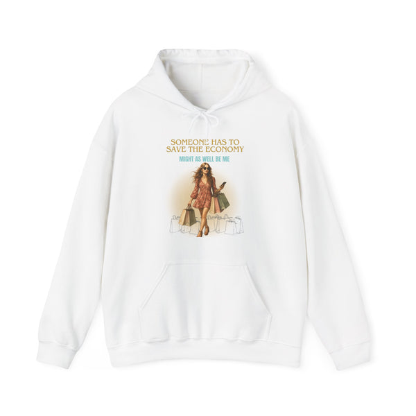 SAVING THE ECONOMY- Unisex Heavy Blend Hooded Sweatshirt (VARIETY OF COLORS)