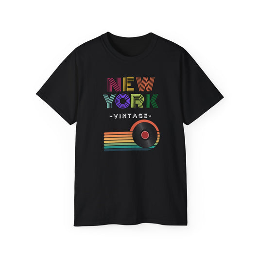 NEW YORK VINTAGE- T Shirt (variety Of Dark Colors)