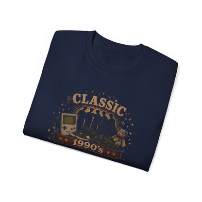 CLASSIC 1990'S-WHEN KIDS WERE COOL - T-Shirt (BLACK OR NAVY)