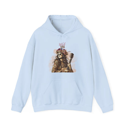 WILD SOUL- Unisex Heavy Blend Hooded Sweatshirt (VARIETY OF COLORS) “Stay Wild Hoodie — Cozy Boho Top Pick Streetwear”
