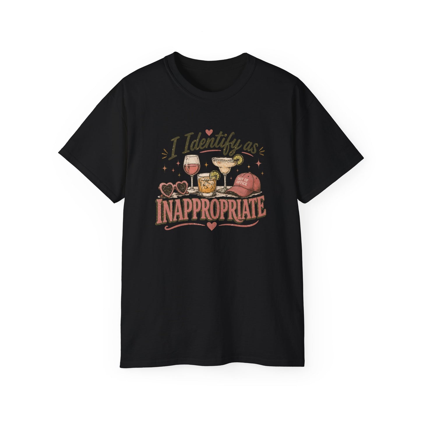 I IDENTIFY AS INAPPROPRIATE - T-Shirt (VARIETY OF COLORS)