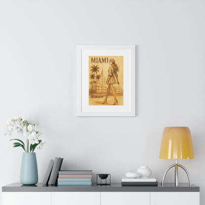 VINTAGE MIAMI - “ Trending Framed Print  for Stylish Homes”