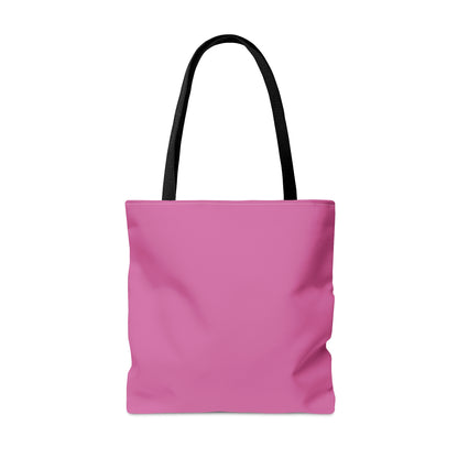 COLLEGE CULTURE- AOP Tote Bag (PINK)-"Our Favorite Look Right Now"