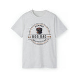 DOG DAD ASSOCIATION- T Shirt (WHITE OR LT.GREY)