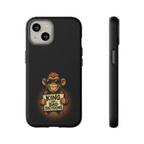 King of Bad Decisions-Tough Phone Cases - Fits Most Phone Sizes!! (BLACK)