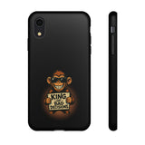 King of Bad Decisions-Tough Phone Cases - Fits Most Phone Sizes!! (BLACK)