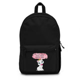 MY CAT AND I TALK CRAP ABOUT YOU- Empire Backpack (BLACK)