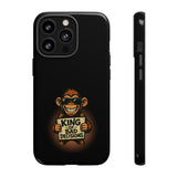 King of Bad Decisions-Tough Phone Cases - Fits Most Phone Sizes!! (BLACK)