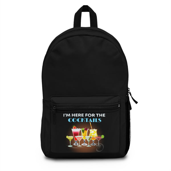 I'M HERE FOR THE COCKTAILS- Empire Backpack (Black)