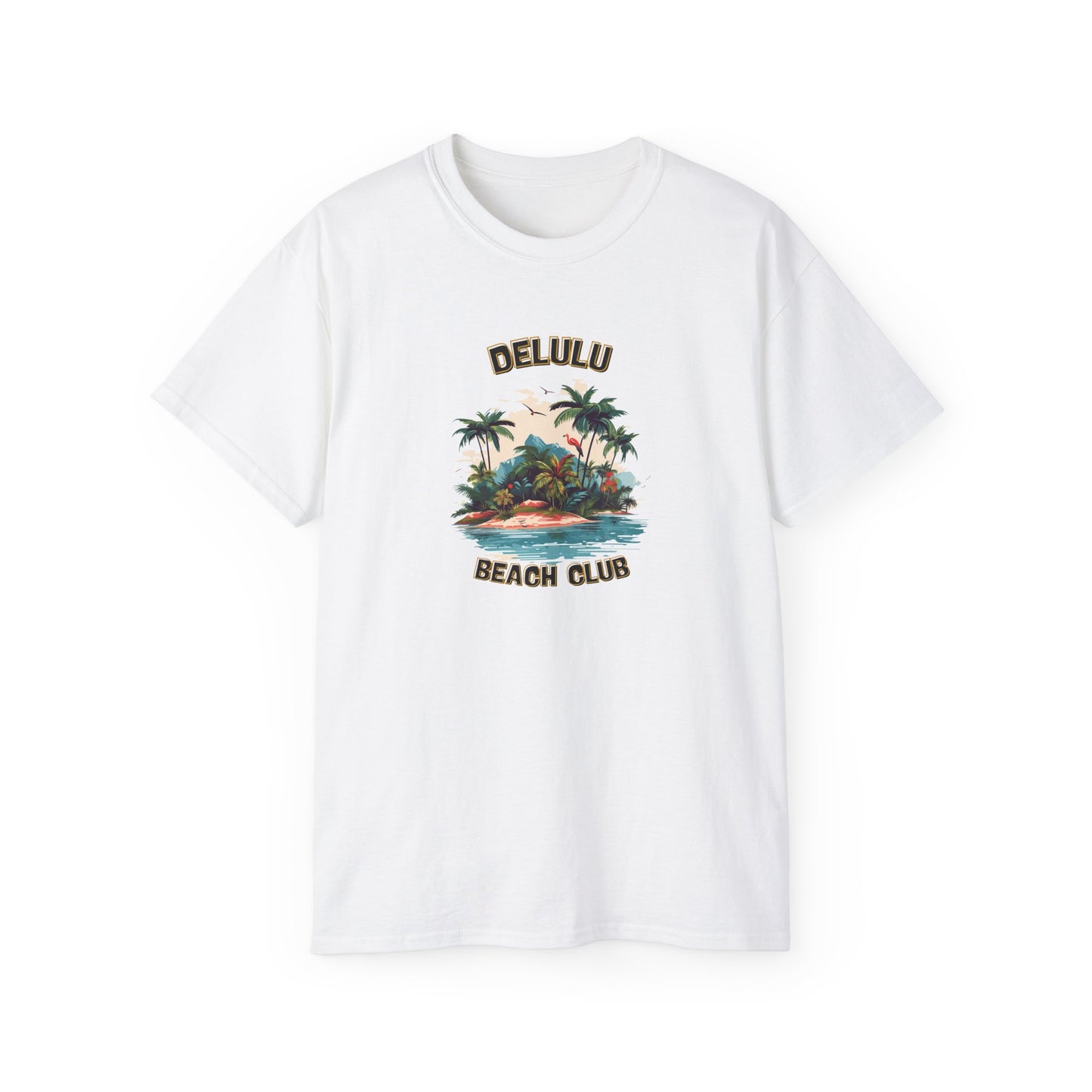 DELULU BEACH CLUB- T Shirt (VARIETY OF COLORS) “Jet Set in Streetwear Style”