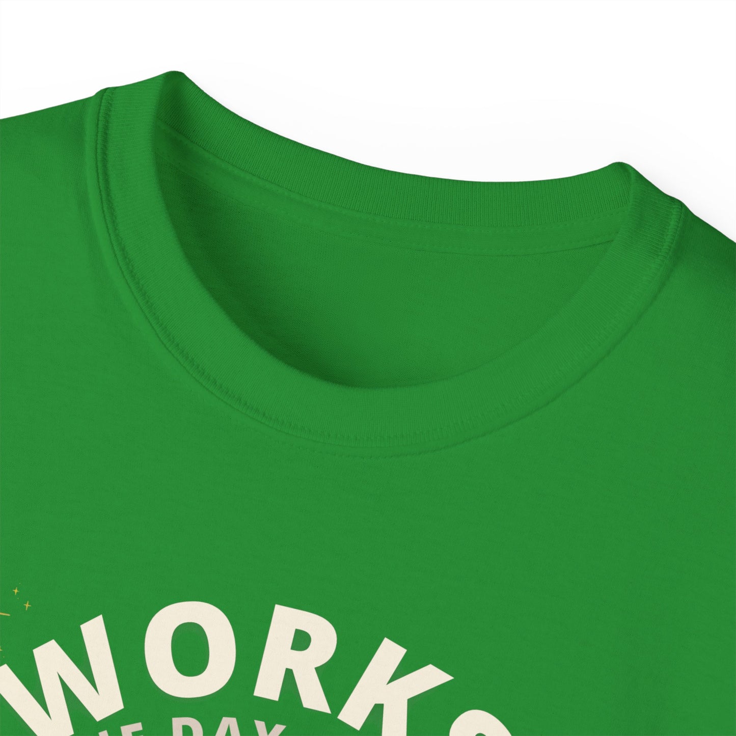 "WORKS ONE DAY A YEAR-ICON"- - SANTA T Shirt (VARIETY OF DARK COLORS) "Holiday Slacker"