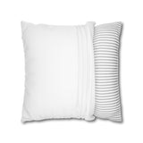 WILD SOUL (white)- Bohemian Design Square Pillowcase (COVER ONLY) - Artistic Home Decor