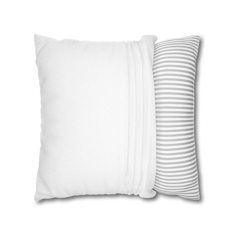 WILD SOUL (white)- Bohemian Design Square Pillowcase (COVER ONLY) - Artistic Home Decor