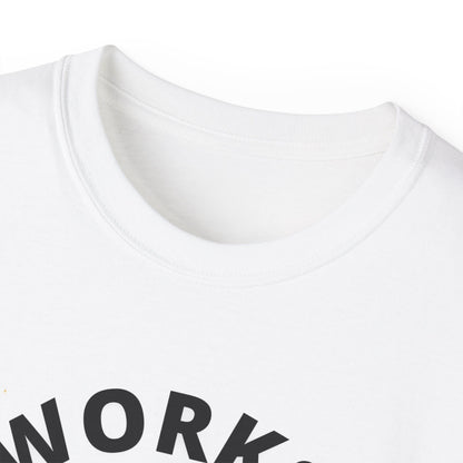 "WORKS ONE DAY A YEAR-ICON"- - SANTA T Shirt (VARIETY OF COLORS) "Holiday Slacker"