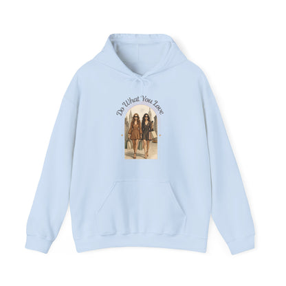 DO WHAT YOU LOVE- Unisex Heavy Blend Hooded Sweatshirt (VARIETY OF COLORS)-“Trendy Boho Hoodie — Cozy Casual for Free Spirits”