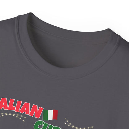 "ITALIAN CHRISTMAS-IT'S NOT A CHARCUTERIE BOARD-IT'S ANTIPASTO"- - T Shirt (VARIETY OF COLORS)"You Say Tomato"
