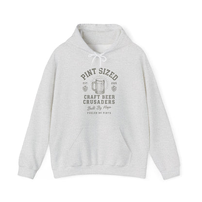 PINT SIZE CRAFT BEER CRUSADERS- Unisex Heavy Blend Hooded Sweatshirt