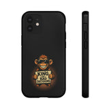 King of Bad Decisions-Tough Phone Cases - Fits Most Phone Sizes!! (BLACK)