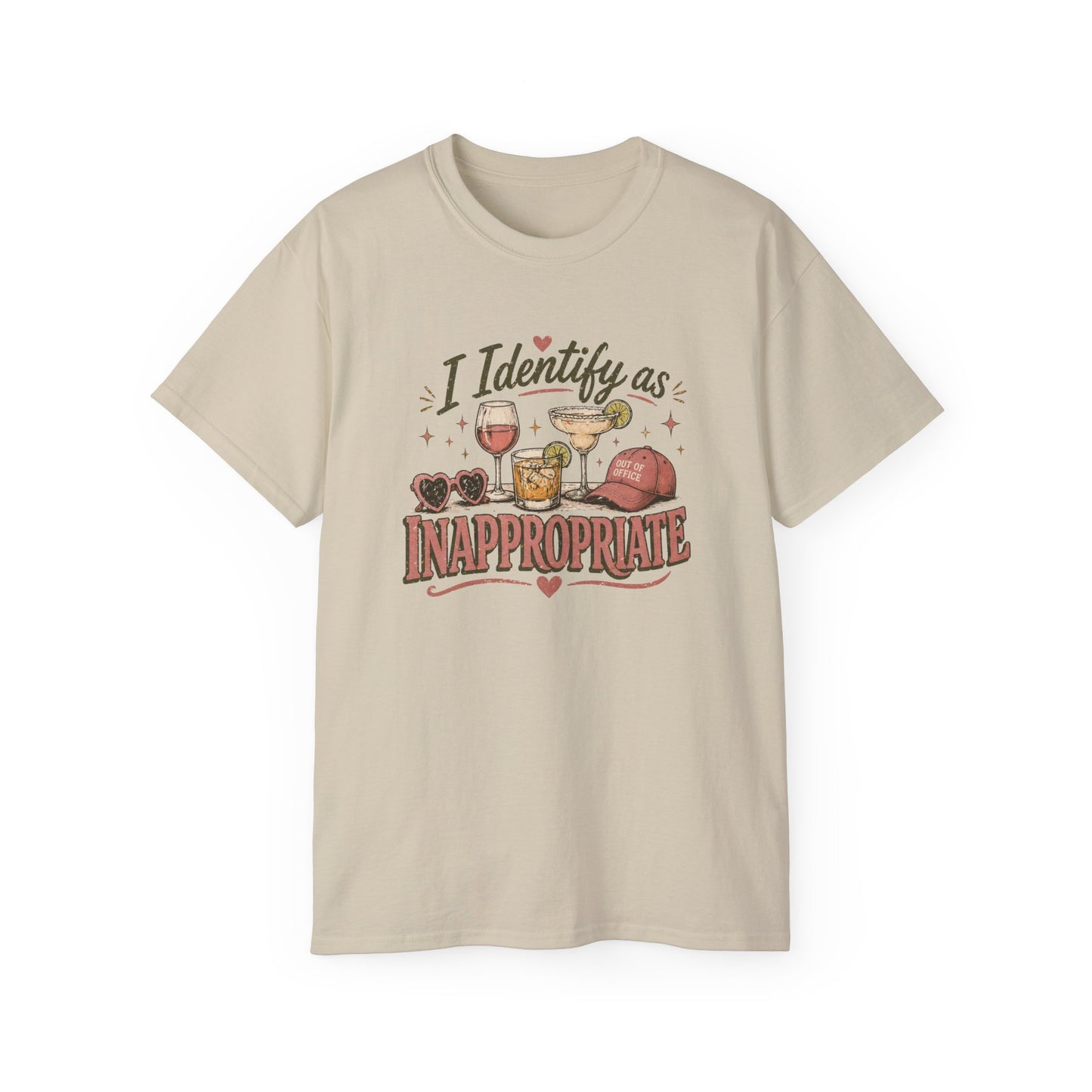 I IDENTIFY AS INAPPROPRIATE - T-Shirt (VARIETY OF COLORS)