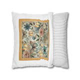 WHIMSY FLORAL Bohemian Floral Pillowcase - Vibrant Decorative Throw Cushion Cover