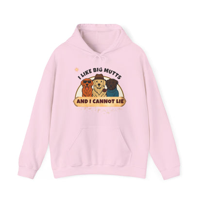 "I LIKE BIG MUTTS-AND I CANNOT LIE-  Unisex Heavy Blend Hooded Sweatshirt -(LIGHT COLORS) "WHEN YOU LOVE BIG DOGS"