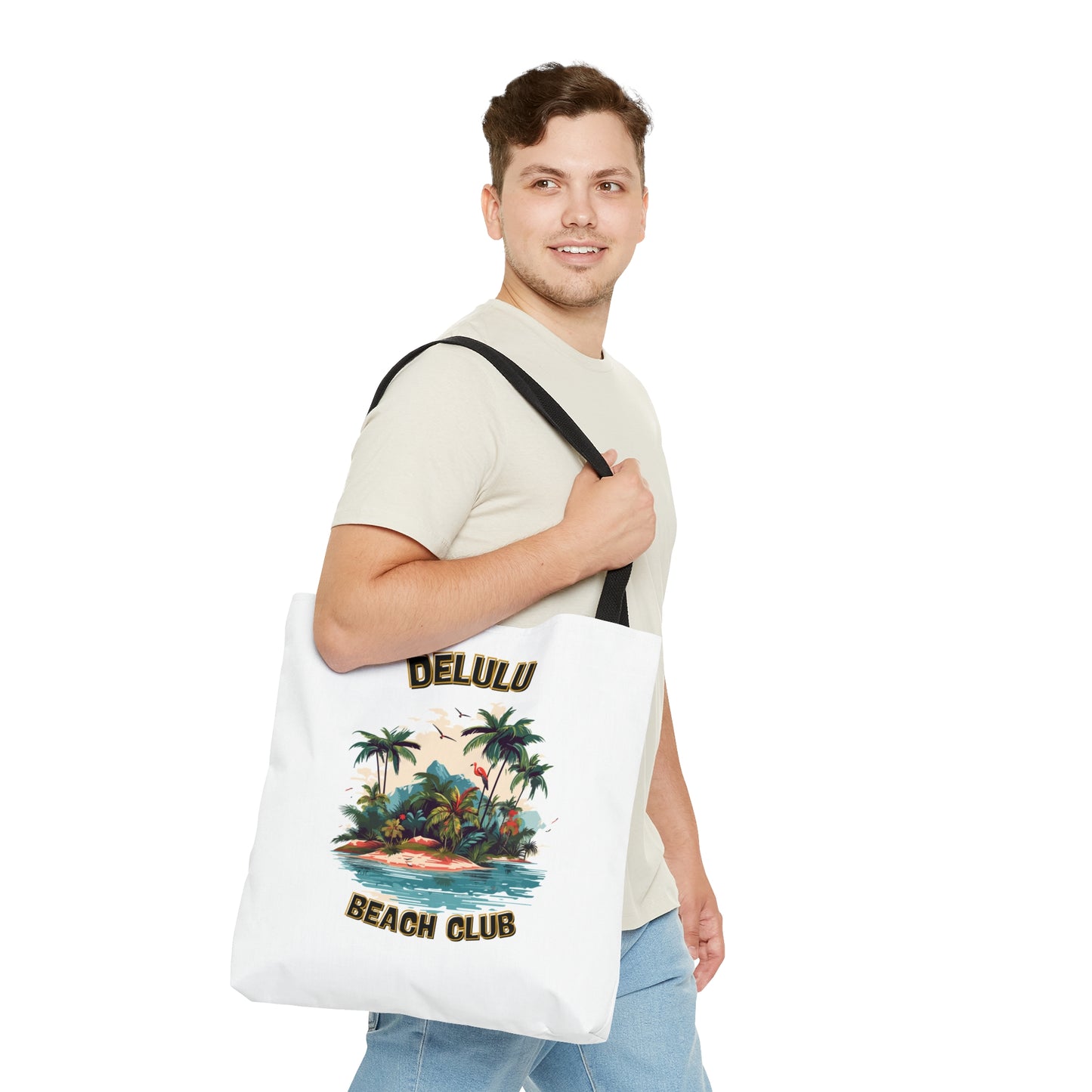 DELULU BEACH CLUB- AOP Tote Bag- "Every Outfit’s Perfect Plus-One"