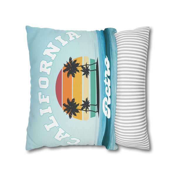 CALIFORNIA RETRO- Bohemian Design Square Pillowcase (COVER ONLY)- Artistic Home Decor