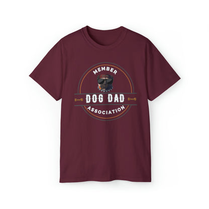 DOG DAD ASSOCIATION- T Shirt (VARIETY OF COLORS)