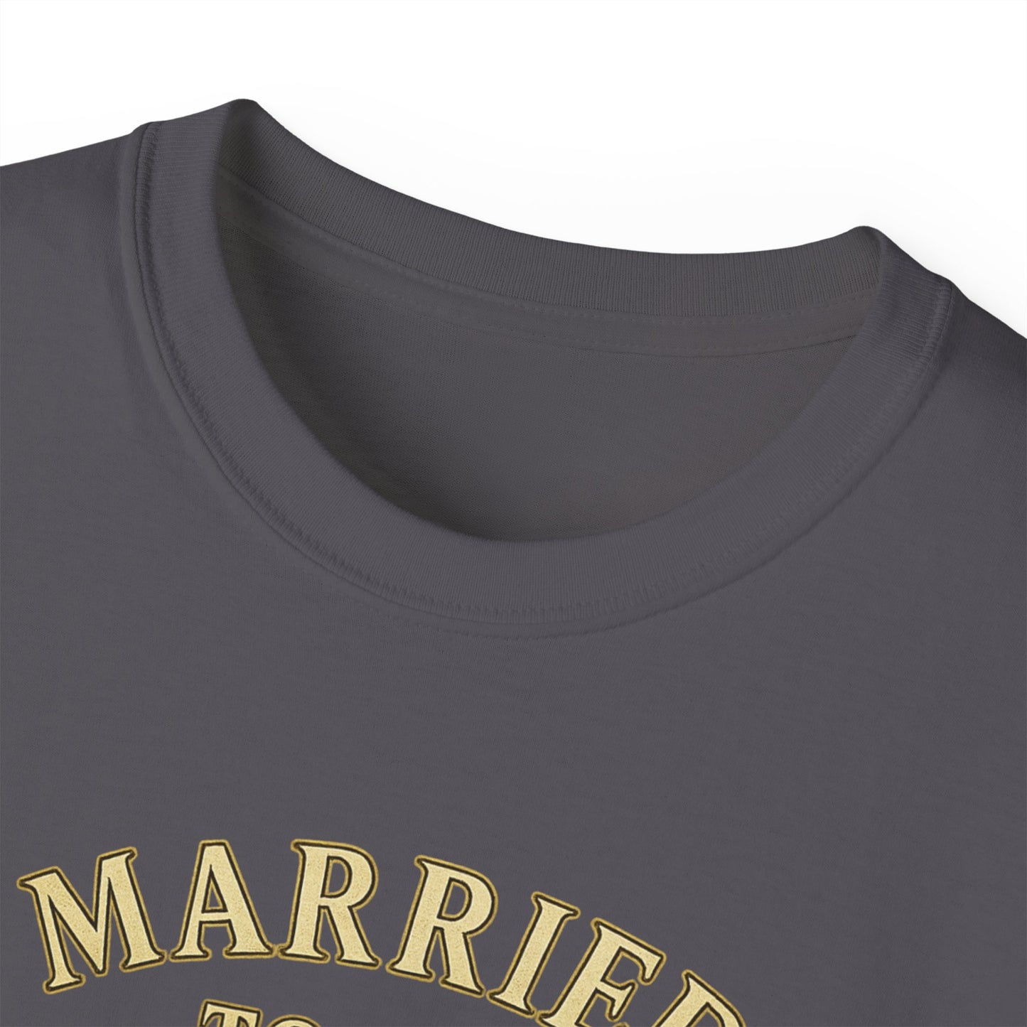 MARRIED TO THE HUSTLE- T Shirt (Variety Of Dark Colors) "Committed To The Grind"