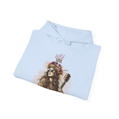 WILD SOUL- Unisex Heavy Blend Hooded Sweatshirt (VARIETY OF COLORS) “Stay Wild Hoodie — Cozy Boho Top Pick Streetwear”