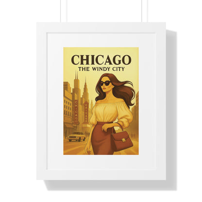 CHICAGO-THE WINDY CITY -“Modern Wall Art With Aesthetic Vibes”