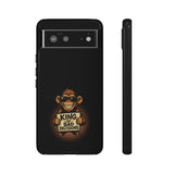 King of Bad Decisions-Tough Phone Cases - Fits Most Phone Sizes!! (BLACK)