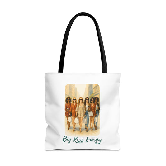 BIG RIZZ ENERGY- AOP Tote Bag "Fashion Slayin"