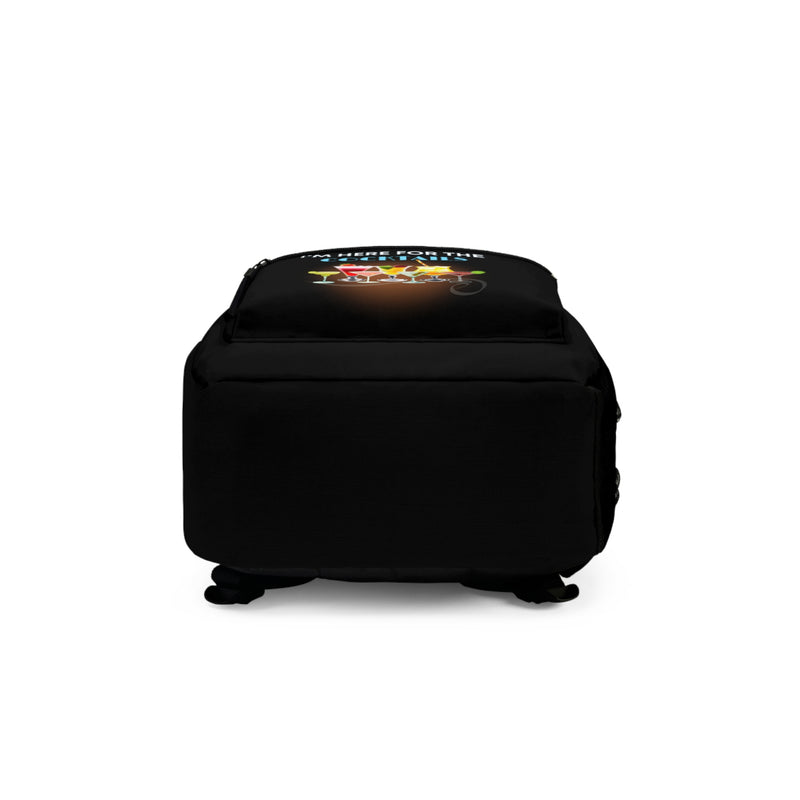 I'M HERE FOR THE COCKTAILS- Empire Backpack (Black)