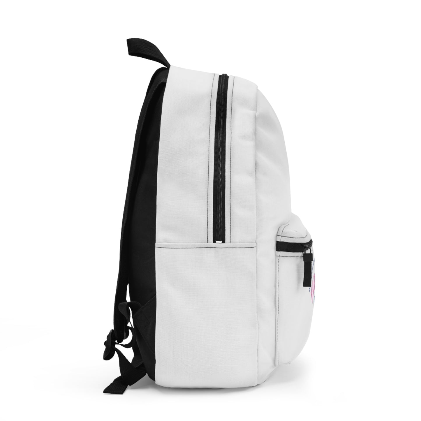 DEPT. OF DRIP & FIRE VARSITY SLAY TEAM CAPTAIN - Empire Backpack (WHITE)"Bold Style, Smart Function"